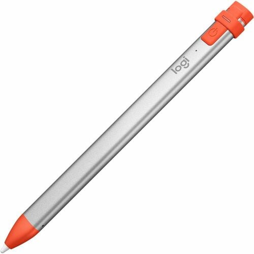 Stylet Logitech Crayon - Capacitive Type d'écran tactile supportée - Caoutchouc de Silicone, Aluminium, Polycarbonate/Acry