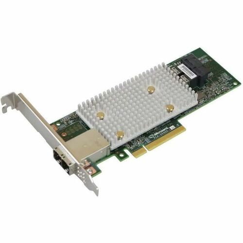 Microchip Adaptec SmartHBA 2100-8I8E SAS Controller - 12Gb/s SAS - PCI Express 3.0 x8 - Plug-in Card - RAID Supported - 0,