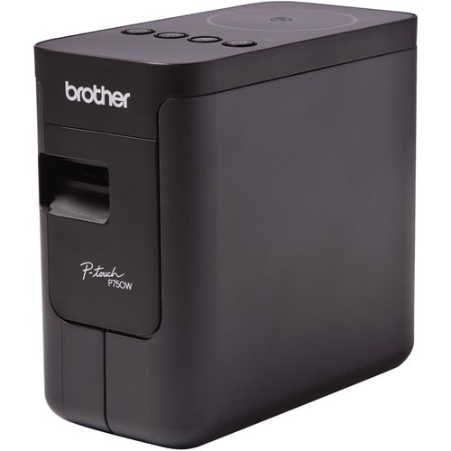 Brother P-touch PT-P750W Desktop Thermal Transfer Printer - Monochrome - Label Print - USB - Wireless LAN - Near Field Com