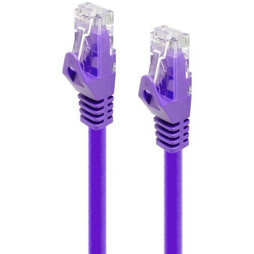 Alogic Purple CAT6 Network Cable - 0.5m - 50 cm Category 6 Network Cable for Network Device - First End: 1 x RJ-45 Network