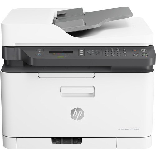 HP 179fwg Kabellos - Laser-Multifunktionsdrucker - Farbe - Kopierer/Fax/Drucker/Scanner - 18 Seiten/Min. Mono/4 ppm Farbdr