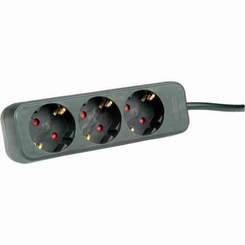 Roline PowerBar Steckdosenleiste - 3 x Typ F - 1,50 m Kabel - 250 V AC Voltage - 3,60 kW - Desktop - Schwarz