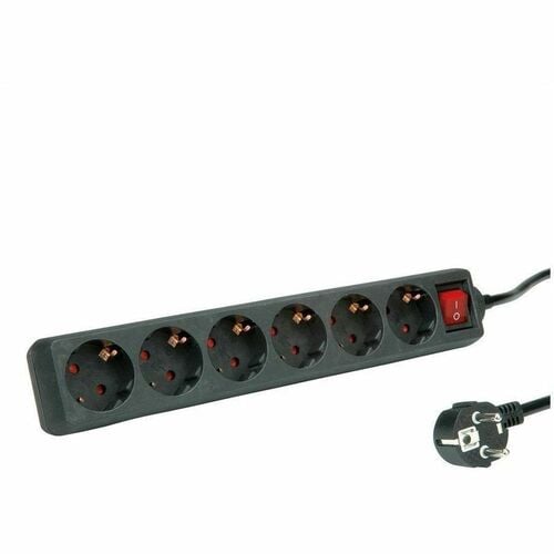 Roline PowerBar Steckdosenleiste - Schuko CEE 7/6 - 6 x Typ F (CEE 7/3) - 3 m Kabel - 250 V AC Voltage - 3,60 kW - Desktop