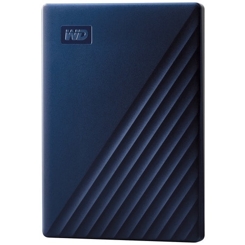 WD My Passport for Mac WDBA2D0020BBL 2 TB Portable Hard Drive - 2.5" External - Midnight Blue - USB 3.2 - 256-bit Encrypti