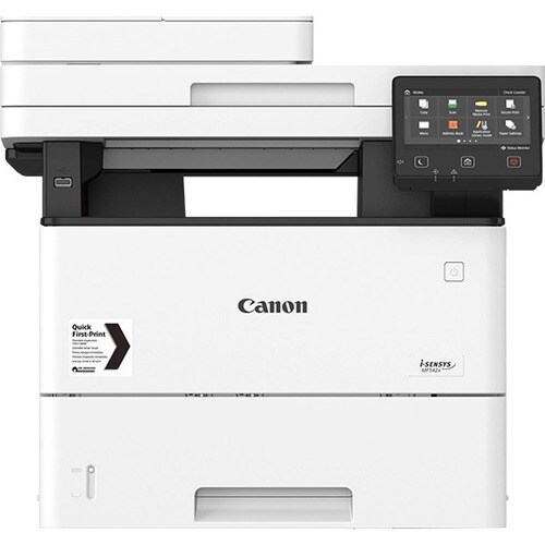 Canon i-SENSYS MF542x Wireless Laser Multifunction Printer - Monochrome - Copier/Printer/Scanner - 43 ppm Mono Print - 120