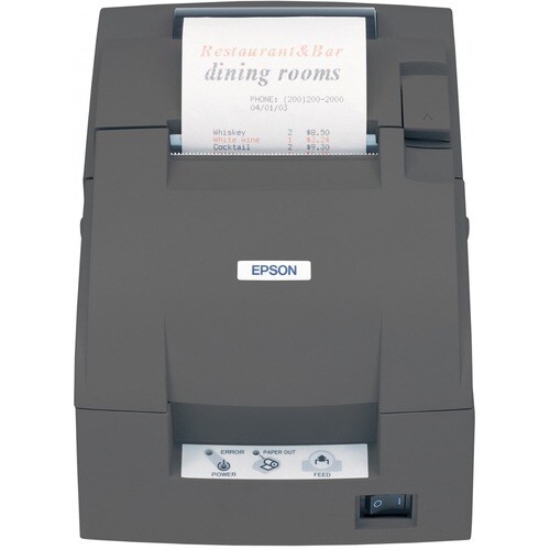Epson TM-U220B Dot Matrix Printer - Two-color - Wall Mount - Receipt Print - USB - 4.7 lps Mono - 180 x 180 dpi - For PC