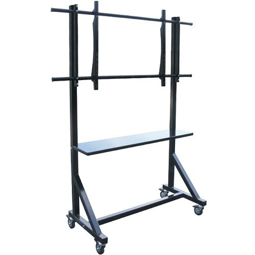 Carrello per schermo ITB - 80 kg Capacità - 4 Casters - Nero