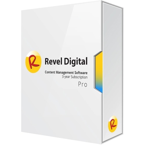 ViewSonic Revel Digital Pro Version - Subscription Plan License Key - 1 Device - 3 Year - Revel Digital Pro Version - Subs