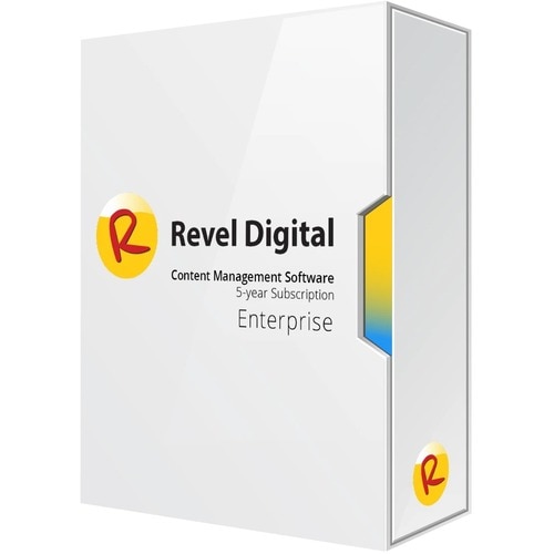 ViewSonic Revel Digital CMS Enterprise - Subscription Plan License Key - 1 Device - 5 Year - Revel Digital CMS Enterprise 