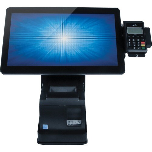 Elo Wallaby POS Stand - Up to 15" Screen Support - Undercounter - Black