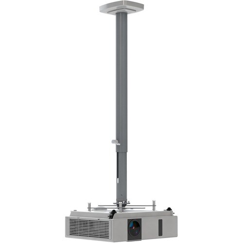 KINDERMANN Comfort2 Deckenhalterung für Projektor - Silber - Höhenverstellbar - max. 20 kg Traglast