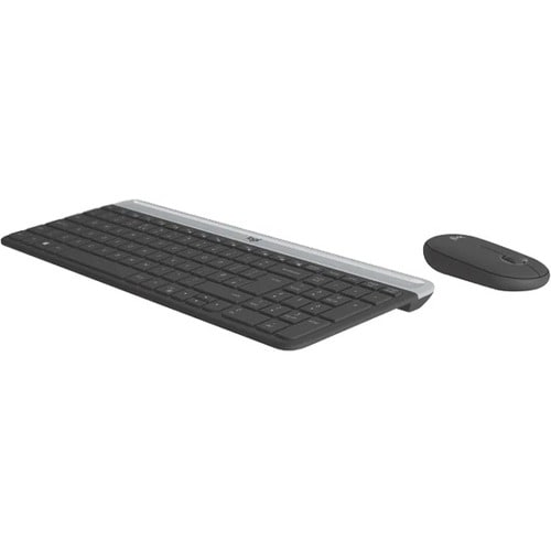 Clavier et souris Logitech MK470 - AZERTY - Français - USB Sans fil RF - Couleur du clavier/pavé tactile: Noir - USB Sans 