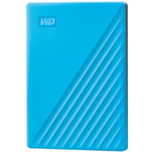 WD My Passport Tragbar Festplatte - Extern - 2 TB - Blau - USB 3.0 - 256-bit Verschlüsselungsstandard - Retail