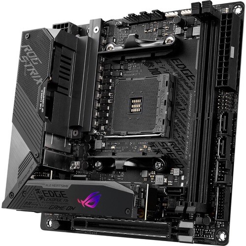 Asus ROG Strix X570-I Gaming Desktop Motherboard - AMD X570 Chipset - Socket AM4 - Mini ITX - 64 GB DDR4 SDRAM Maximum RAM