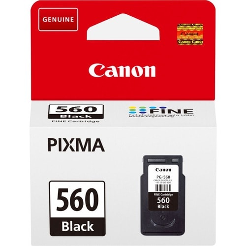 Canon PG-560 Original Inkjet Ink Cartridge - Black - 1 Pack - 180 Pages