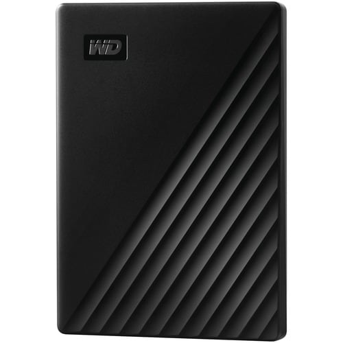 WD My Passport WDBYVG0020BBK-WESN 2 TB Portable Hard Drive - External - Black - Computer Device Supported - USB 3.2 (Gen 1