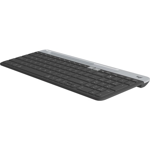 Logitech K580 Keyboard - Wireless Connectivity - USB Interface - Danish, Norwegian, Swedish, Finnish - Graphite - Bluetoot