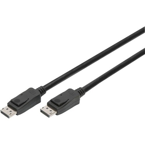 Digitus 3 m DisplayPort AV-Kabel für Audio-/Video-Gerät, Notebook, Desktop-Computer, Monitor - 1 - Zweiter Anschluss: 1 x 