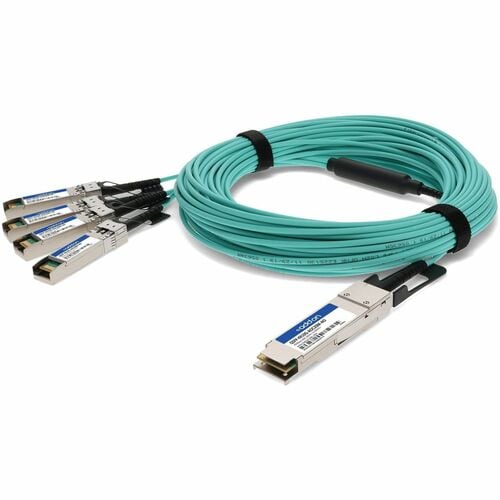 AddOn 20 m Fibre Optic Network Cable - 1 - TAA Compliant - Cable for Network Device - First End: 1 x QSFP+ Network - Secon