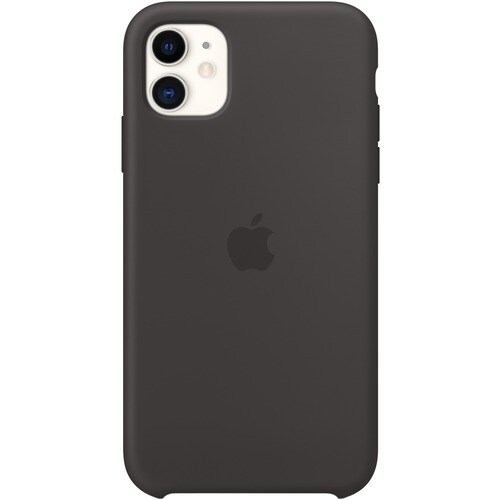 Coque Apple - pour Apple iPhone 11 Smartphone - Noir - Lisse - Résistant aux rayures, Résistant aux chocs - silicone, Micr