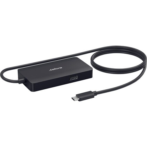 Jabra PanaCast USB Hub USB-C - for Camera/Speakerphone/Computer - USB Type C - 4 x USB Ports - USB Type-C - Network (RJ-45
