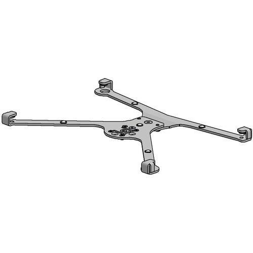 SpacePole X-Frame Mounting Plate for iPad Pro - Black - 26.7 cm (10.5") Screen Support