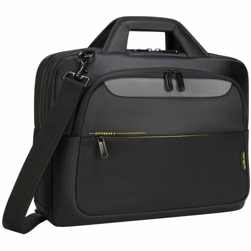 Targus CityGear TCG455GL Carrying Case for 30.5 cm (12") to 35.6 cm (14") Notebook, Tablet, Equipment - Black - Shock Abso