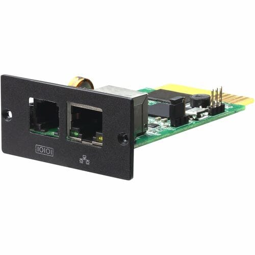 ATEN SP100 UPS Management Adapter - 2 x Network (RJ-45) Port(s) - Black, Green