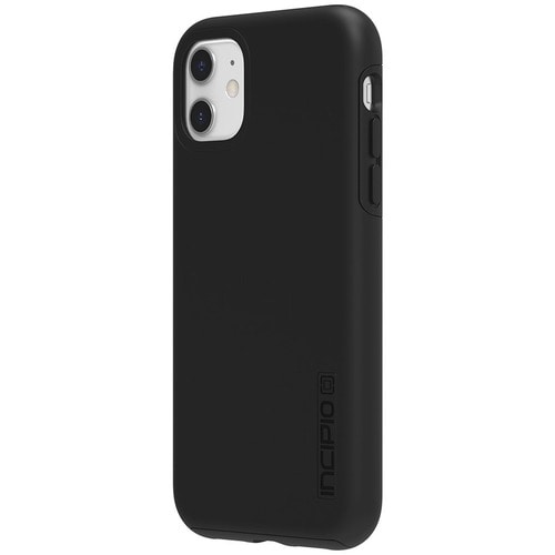 Incipio DualPro Case for Apple iPhone 11 - Black - Shock Proof, Impact Resistant, Drop Resistant, Shock Absorbing, Scratch