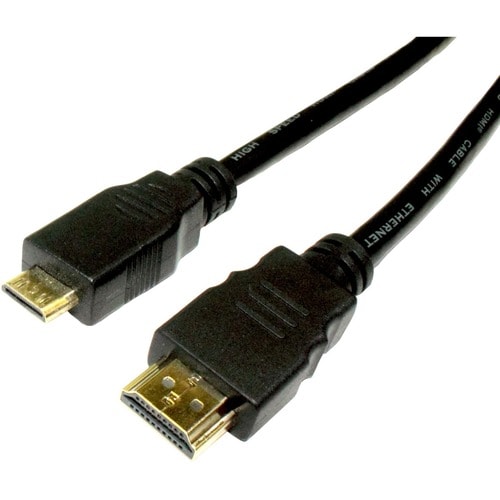 Câble A/V DCU - 1,50 m HDMI/Mini-HDMI - pour Périphérique audio/vidéo - 2 Gbit/s - Blindé - Doré Connecteur plaqué
