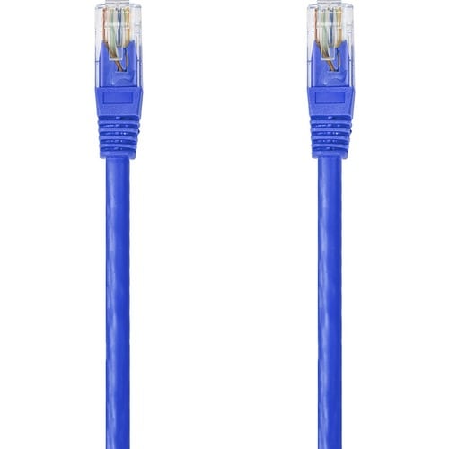 Câble réseau DCU - 1 m Catégorie 6 - pour Ordinateur Portable, Périphérique réseau - 2e bout: 1 x RJ-45 Network - Male - Bleu