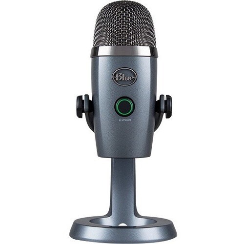 Blue Yeti Nano Wired Condenser Microphone - 20 Hz to 20 kHz - Cardioid, Omni-directional - Stand Mountable, Shock Mount - USB