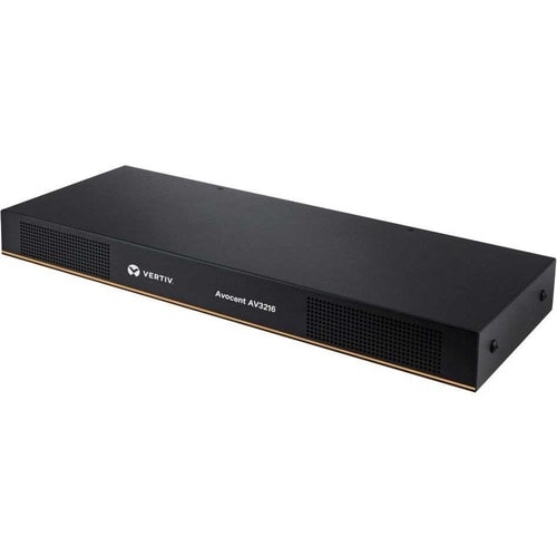 Vertiv Avocent 16-Port Rackmount KVM over IP Switch with CAC & Local or Remote Access - 16 port AutoView KVM with 2 local 