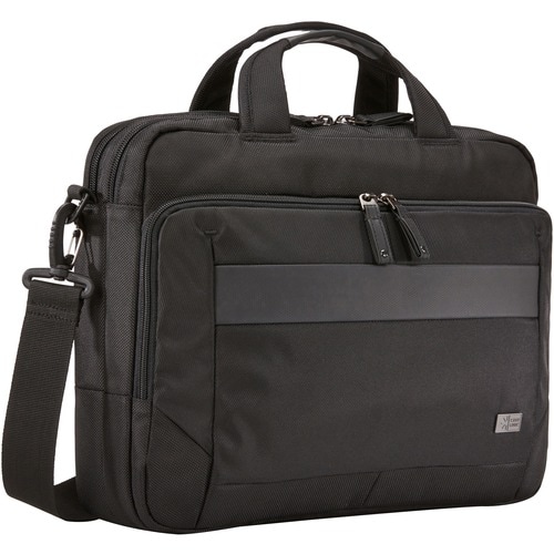 Case Logic NOTIA-114 Carrying Case (Briefcase) for 14" Notebook - Black - Impact Resistance - High Density Foam (HDF), Nyl