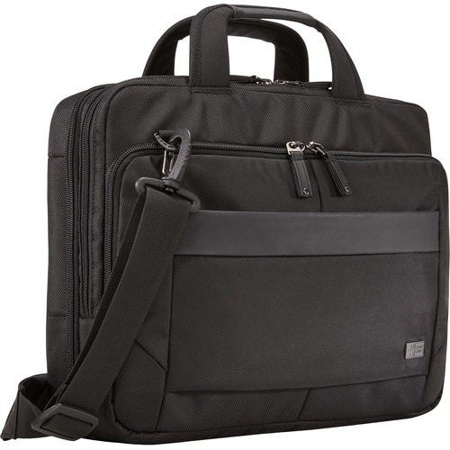 Case Logic NOTIBT-114 Carrying Case (Briefcase) for 14" Notebook - Black - Impact Resistant - Nylon Body - Checkpoint Frie