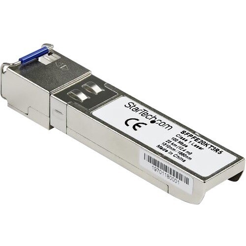 StarTech.com Juniper SFP-FE20KT15R13 Compatible SFP Module - 100BASE-BX-D - 100 Mb Ethernet BiDi Fiber (SMF) - Juniper SFP