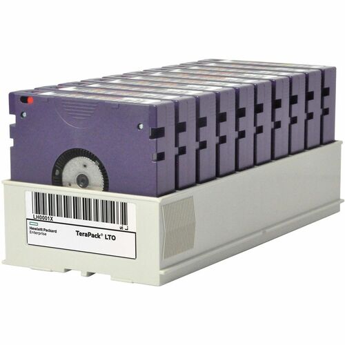 Cartouche de données HPE Spectra - Reinscriptible - Avec code à barres - 10 Pack - Noir - 50 To (Natif) / 60 To (compressé