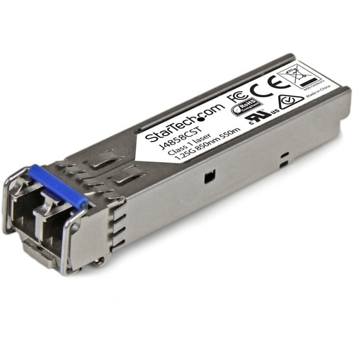 GIGABIT FIBER SFP TRANSCEIVER MODULE - HP J4858C COMPATIBLE - MM LC WITH DDM - 550 M (1804 FT.) - 1000BASE-SX MINI-GBIC WI