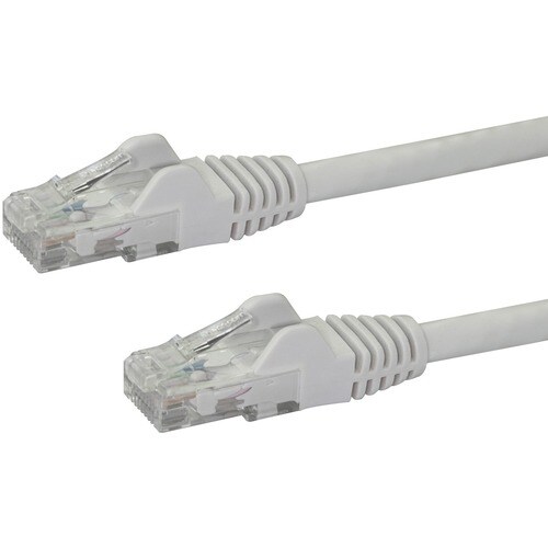 StarTech.com 1m CAT6 Ethernet Cable - White Snagless Gigabit - 100W PoE UTP 650MHz Category 6 Patch Cord UL Certified Wiri