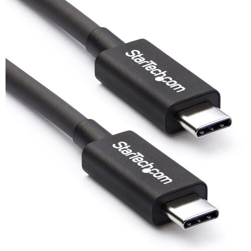 StarTech.com Thunderbolt 3 Cable â€" 6 ft / 2m â€" 4K 60Hz â€" 20Gbps â€" USB C to USB C Cable â€" Thunderbolt 3 USB Type 