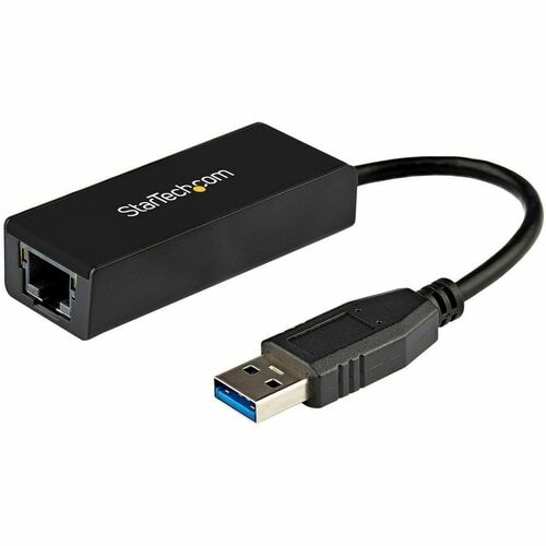 StarTech.com USB to Ethernet Adapter, USB 3.0 to 10/100/1000 Gigabit Ethernet LAN Adapter, USB to RJ45 Adapter, TAA Compli