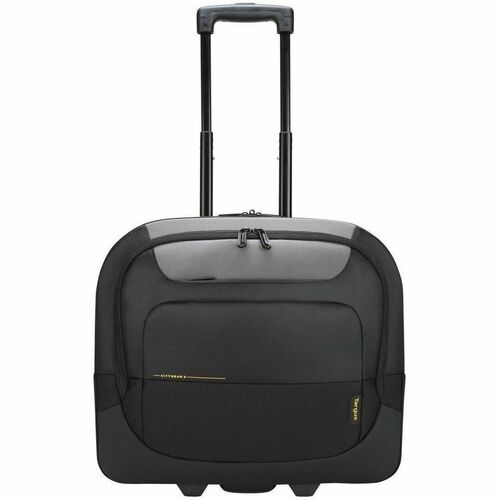 Targus CityGear TCG717GL Carrying Case (Roller) for 39.6 cm (15.6") to 43.9 cm (17.3") Notebook - Black, Grey - Shock Abso