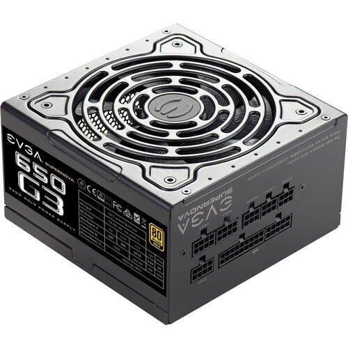 EVGA SuperNOVA ATX12V/EPS12V Modular Power Supply - 650 W - Internal - 120 V AC, 230 V AC Input - 3.3 V DC, 5 V DC, 12 V D