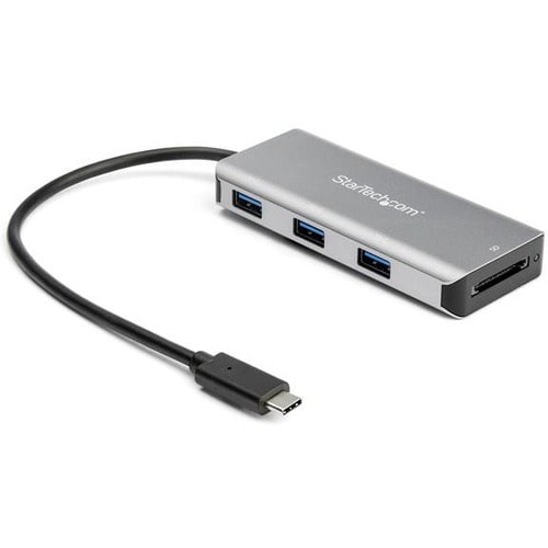 StarTech.com Hub USB-C a 3 porte con lettore per schede SD - 10 Gbps - 3 USB-A - Supporto UASP - 3 Total USB Port(s) - 3 U