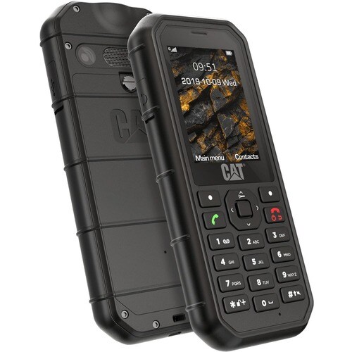 CAT B26 8 MB Feature Phone - 6.1 cm (2.4") QVGA 320 x 240 - 8 MB RAM - 2G - Black - Bar - Spreadtrum SC6531F SoC - 2 SIM S