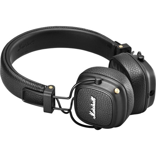 Marshall Major III Com fios/sem fios Headset, Na orelha Estéreo Fone de ouvido - Preto - Binaural - Circum-auditivo - 1000