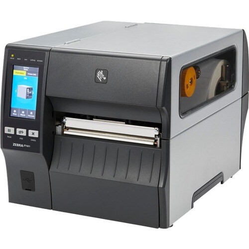 Zebra ZT421 Industrial Direct Thermal/Thermal Transfer Printer - Label Print - USB - Serial - Bluetooth - 45" Print Length