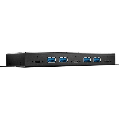 LINDY USB Hub - USB Type C - External - Black - 7 Total USB Port(s) - 7 USB 3.1 Port(s)