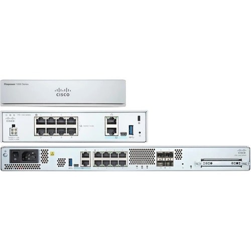 Cisco Firepower FPR-1150 Netzwerksicherheit-/Firewall-Gerät - 8 Anschluss - 10/100/1000Base-T - 10 Gigabit Ethernet, 10GBa