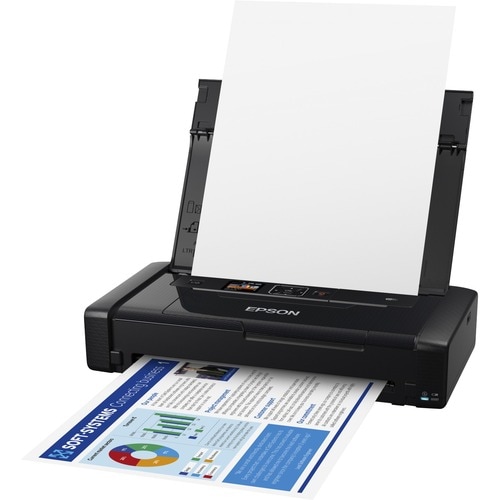 Epson WorkForce WF-110W Desktop Inkjet Printer - Colour - 14 ppm Mono / 11 ppm Color - 5760 x 1440 dpi Print - 20 Sheets I